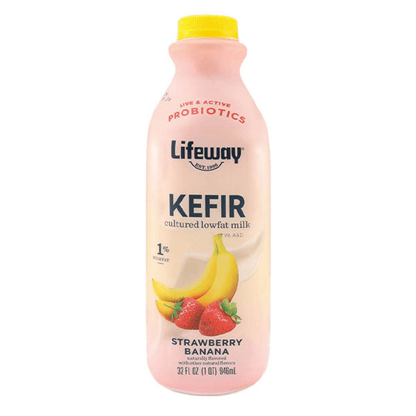 Kefir Banana-Strawberry – 33.81 fl oz (1.0lt)